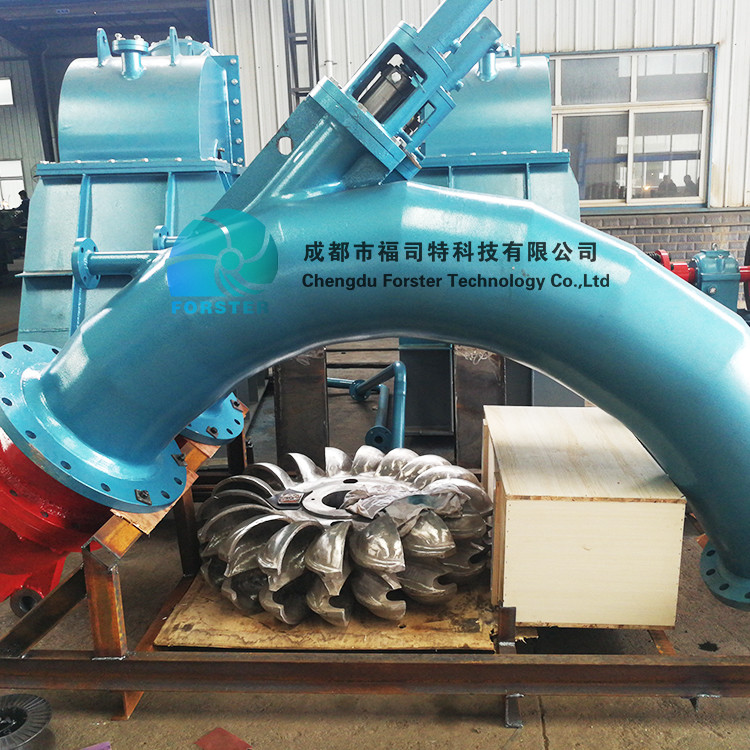 500 Kw Hydro Turbine Generator , Pelton Water Turbine Generator 140m Head