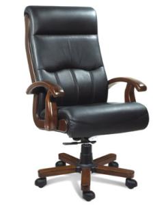 Quality high back office wood manager swivel chair furniture wholesale