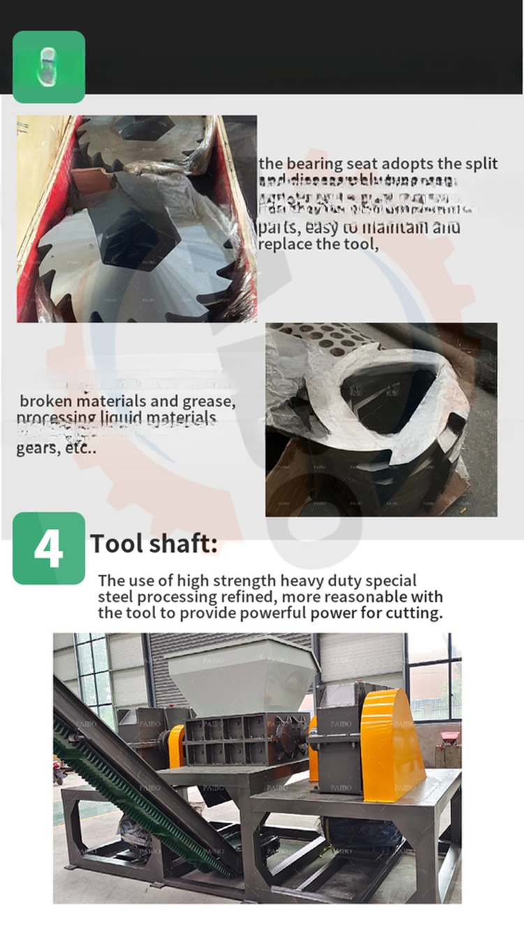 45kW Scrap Metal Shredder Machine for Recycling Aluminum Cans and Copper from Henan