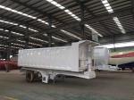Low Flat Tipper Semi Trailer 1 Axles 60 Tons Semi Tipper Truck