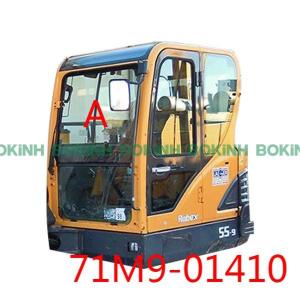 Quality 71M9-01410 HYUNDAI Excavator Front Glass Replacement Upper Position A Window Tempered wholesale