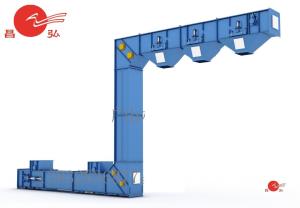 China Heavy Duty 35L Z Type Bucket Elevator Conveyor For Granular Materials on sale