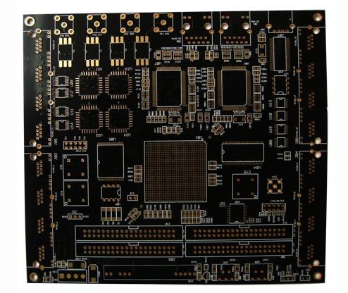 Rigid 6 Layer Fr4 Copper Clad Circuit Board ENIG Surface Finish Quick Turn NO