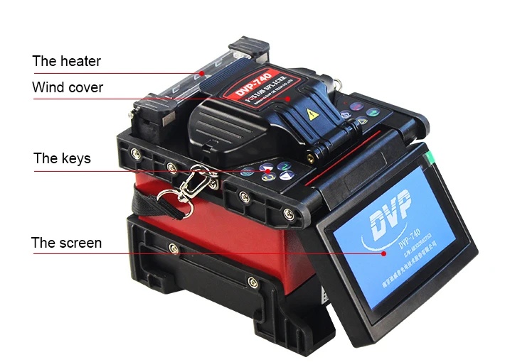 FTTX RJ45 SM/MM/DS/NZDS Handheld Arc Splicing Welding Machine with Touch Screen Display