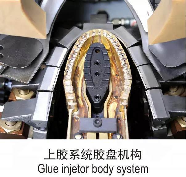80kg Oil Automatic Shoe Lasting Machine Computer Memory Cementing Gluing Gray For Shoe Making