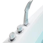 White Whirlpool Acrylic Massage Bathtub M1822 Pure Sanitary Grade