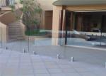 Exterior Frameless Glass Railing 304/316 Stainless Steel Spigot For Pool Fencing