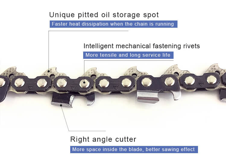 18 Inch Chainsaw Chain 3/8" LP Pitch 050" Gauge 62 Drive Links