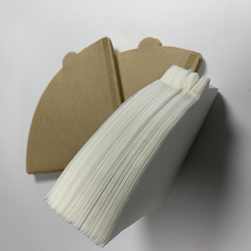 Wooden Hand Brewed Coffee Filter Paper Acrylic Cover Dust Proof Cone Frame V60