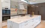 House Villa Apartment 2022 Modern Kitchen Cabinet with Durable Quartz Stone