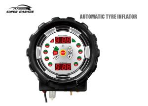 Quality 30W 0.1 Bar Precision Automatic Tire Inflator / Grey Digital Tyre Inflator For Car wholesale