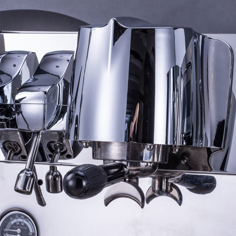 SS 2 Group Espresso Machine 10.5L S.S boiler With Rotation Pump