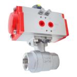 Manual Driving Mode Outlet Stainless Steel Pneumatic 2PC Ball Valve OEM