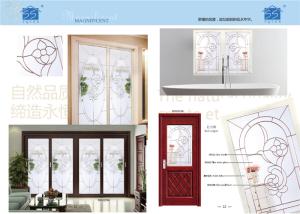 Quality Tempered Decorative Glass Windows Bump Resistant Keeping Warm Various Shape wholesale