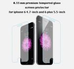 iPhone 6/6 plus tempered glass screen protector 0.33 mm 9H hardness high
