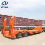 60 Tonne Cometto Low Boy Semi-Trailer for Indonesia's Construction Industry