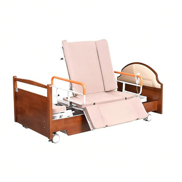 Multifunctional Steel Wooden Electric Rotating Bed Medical Equipment For Elderly