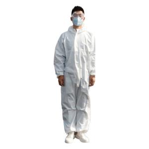 Quality Non Woven Disposable Protective Suit Hazmat Dustproof Isolation Antistatic wholesale