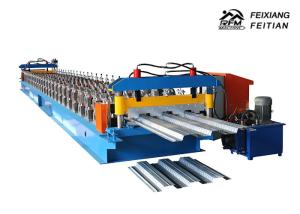China 688 Steel Floor Tiles Making Machine , PLC Control Cold Roll Forming Machine on sale