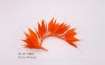 Millinery supplies goose feather flower mount with wire accessory