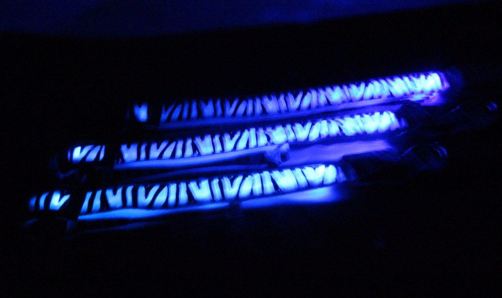 Safe Luminous LED Light Up Dog Collar , Dog Cat Pet Safety Flashing Collar