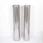 Twin Wall 6 Inch Insulated Chimney Pipe CE Certificate Easy Assembly