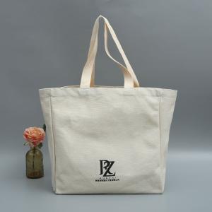Quality Large Fashion 100% Cotton Reusable Canvas Shopping Bags Heavy Canvas Tote Bag wholesale