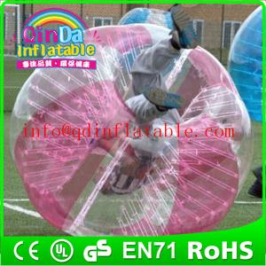 Quality color bumper ball inflatable bump ball for soccer bubble balls for sale wholesale