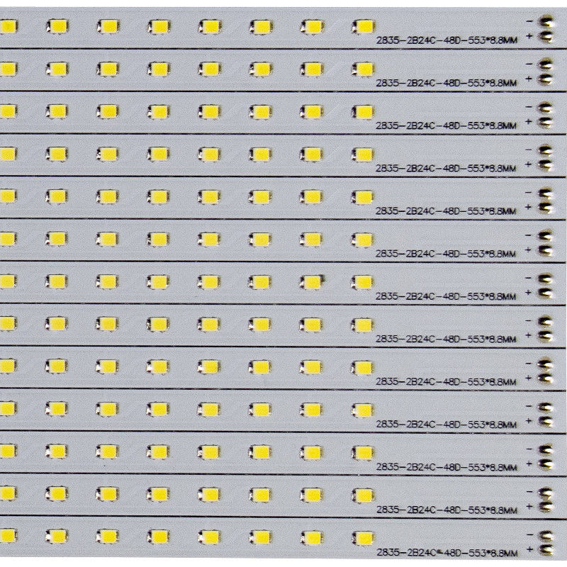 SMD 2835 LED Lamp Module PCB Fabrication Service Custom Board Size