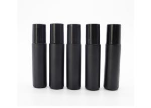 Quality Black Color Empty Perfume Roller Bottles 5ml -10ml For Cosmetic / Eye Cream wholesale