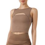 Hollow Out Fitness Yoga Vest Tops Ladies Shockproof Running Bra