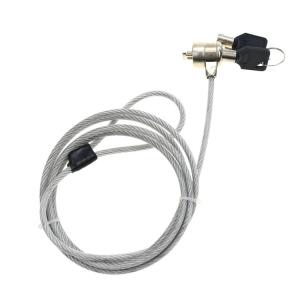 Quality 4 Digit Dockslocks Coiled Combination Cable , Computer Anti Theft Cable wholesale