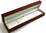 PU Leather Covered Wooden Jewelry Box Rectangle Environmentally Friendly