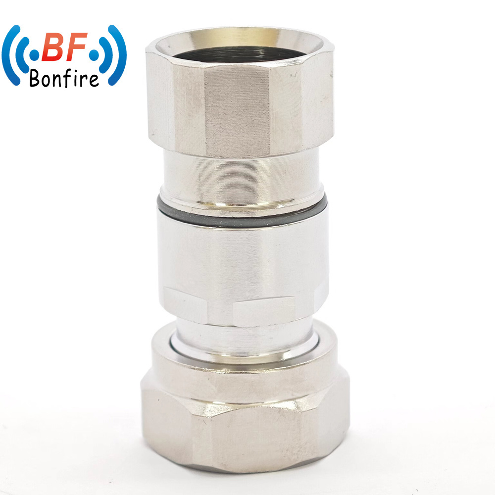 4.3-10 Male DC-4GHz Straight RF Adapter Connector for 1/2&quot; Feeder Cable Jumper