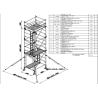 Buy cheap Stable Steel Scaffolding Systems Aluminum Mobile Lightweight Scaffold Tower from wholesalers