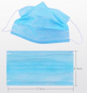 Quality High BEF 3 Ply Disposable Face Mask For Public Places Personal Care wholesale