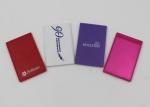 Pink Plastic Folding Travel Makeup Mirrors , Square Shape Handheld Compact