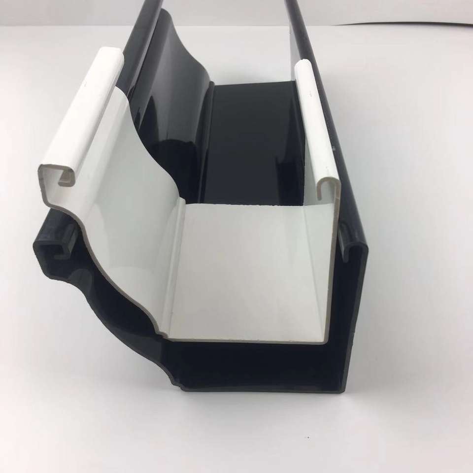 White Roof Rain Gutter High Grade Building Material Roof PVC Plastic Drainage System