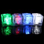 Multi-Color Liquid Activated LED Ice Cube For KTV, Leisure Bar, Birthday ,