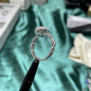 Quality Lab Grown Diamond Rings Pink Cushion Loose Diamond 10 Mohs Custom-Made Fancy Diamond Ring wholesale