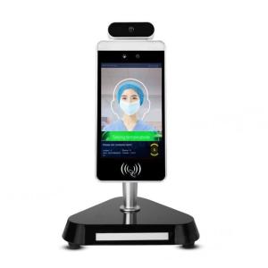 Quality Auto Facial Recognition Temperature Kiosk , Wifi Body Temp Scanner Kiosk 800×1280 wholesale