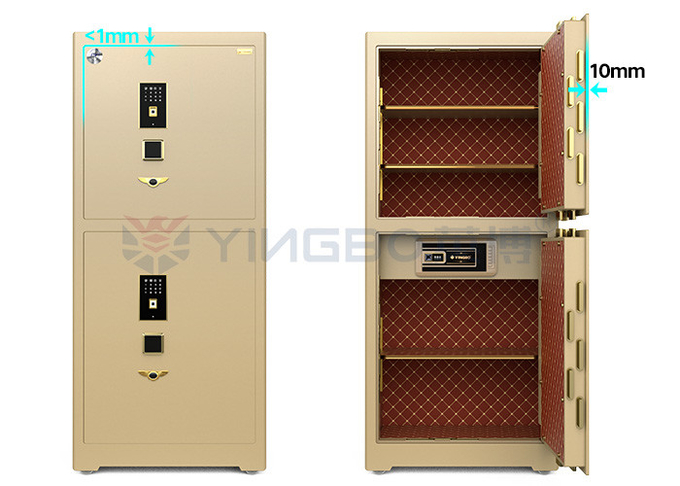 Germany 3D Laser Cutting Technology Commercial Safe Box With Removable Shelves H1580mm