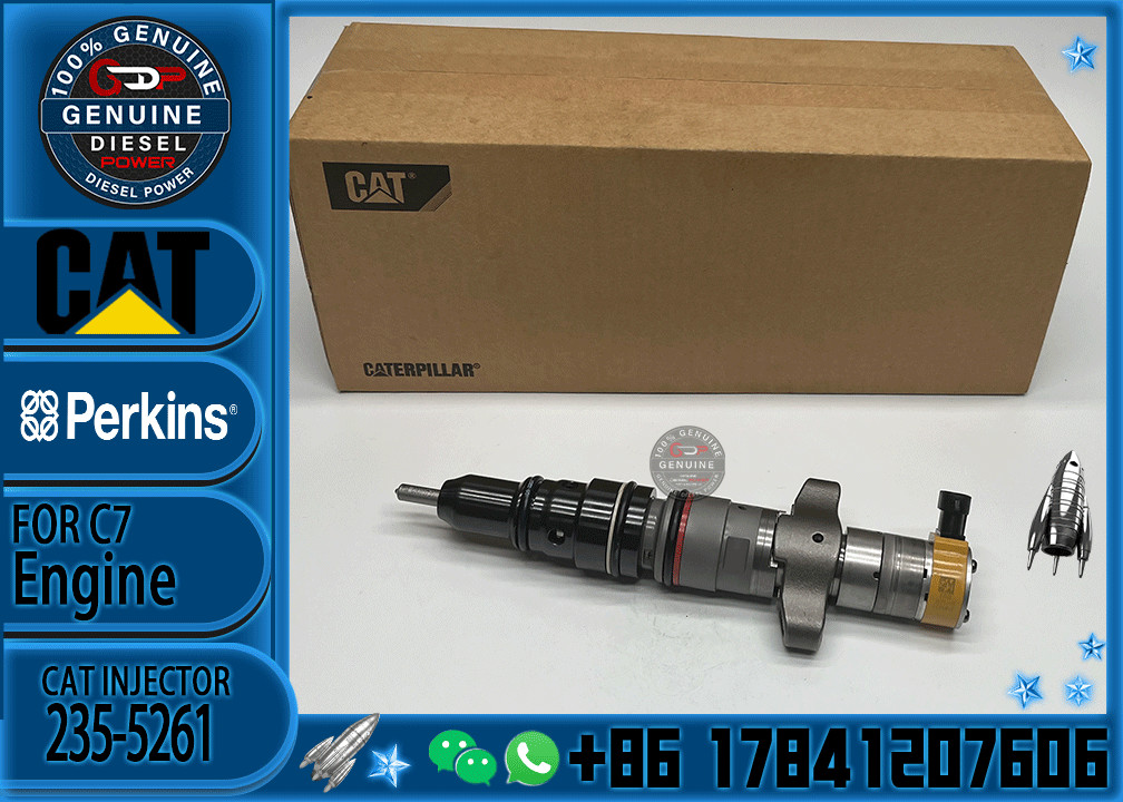 Diesel Engine Parts Common Rail Fuel Injector 235-5261 for CAT C9 330D 340D 336D Excavator CNDIP Factory price