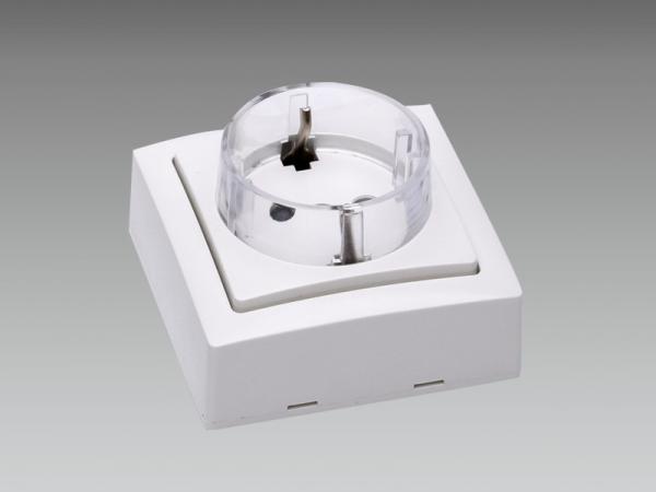 Surface Mounted European / French Socket For Furniture Kitchen , Bathroom