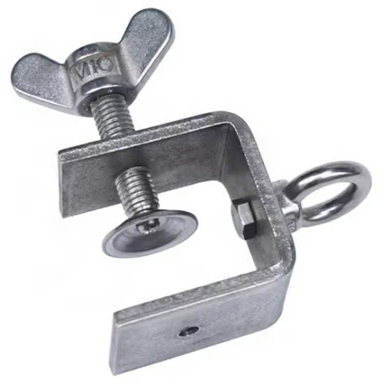 304 Stainless Steel Metal Welding Parts Adjustable C Channel Strut Beam Clamp