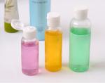 Empty 60ml 70ml 100ml Boston Round Plastic Bottles , Flip Cap 1 Oz Plastic