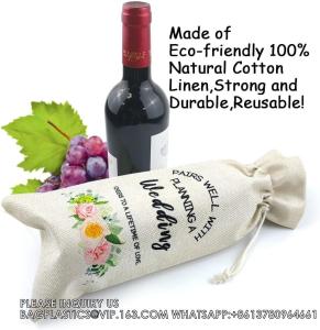 Quality Gift Promotion Gifts For Coworkers Wine Bag Goodbye Farewell Leaving Gift For Coworkers Boss Employee Drawstring wholesale