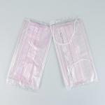 Disposable Individually Packaged 3 Layers Pink Face Masks In Stock
