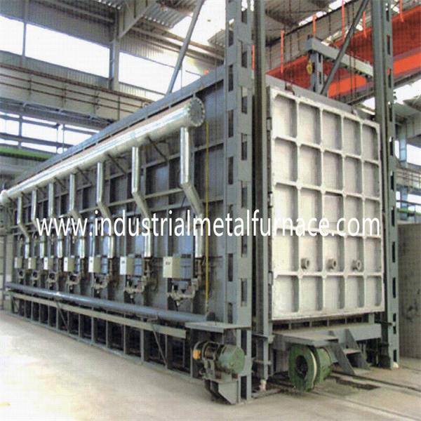 Cheap 1200 Degree Heat Treatment Furnace Car Bottom Furnace 4 Zones Gas Fired Hot Air Furnace for sale