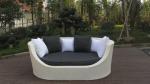 1pc PE rattan lover sofa